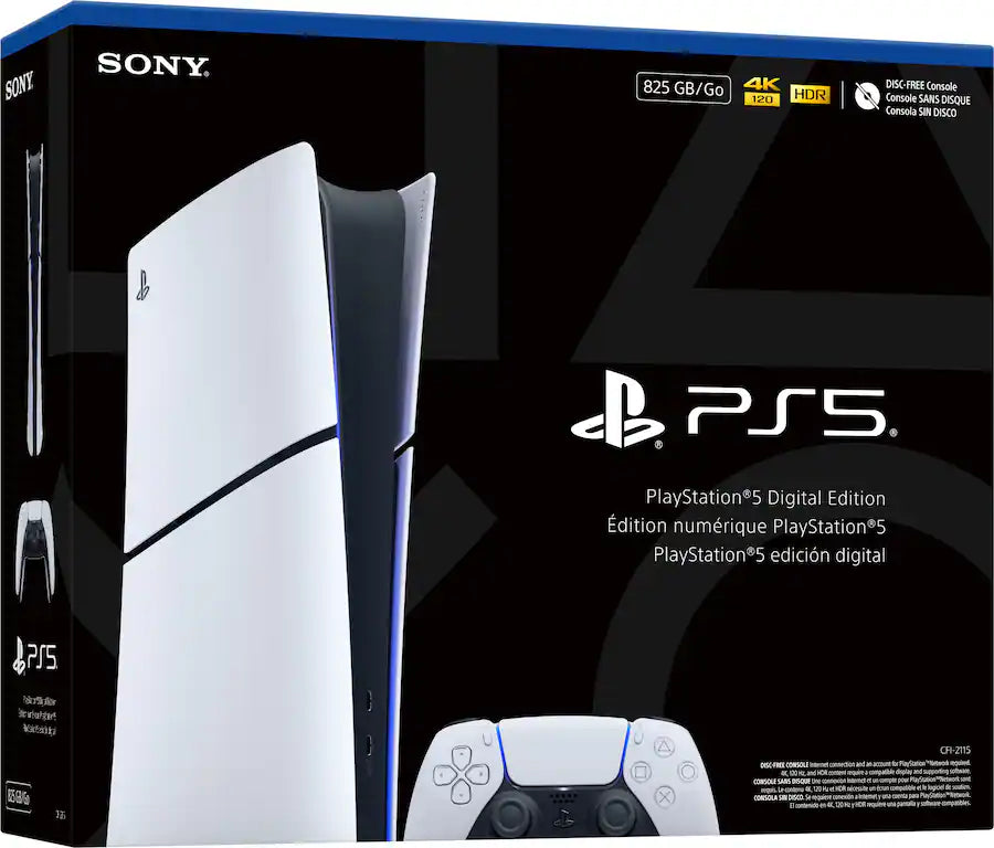 PlayStation 5 Slim Digital Edition Console– 825GB