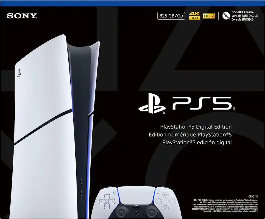PlayStation 5 Slim Digital Edition Console– 825GB