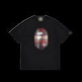 B4PE Plaid Ape Head Tee