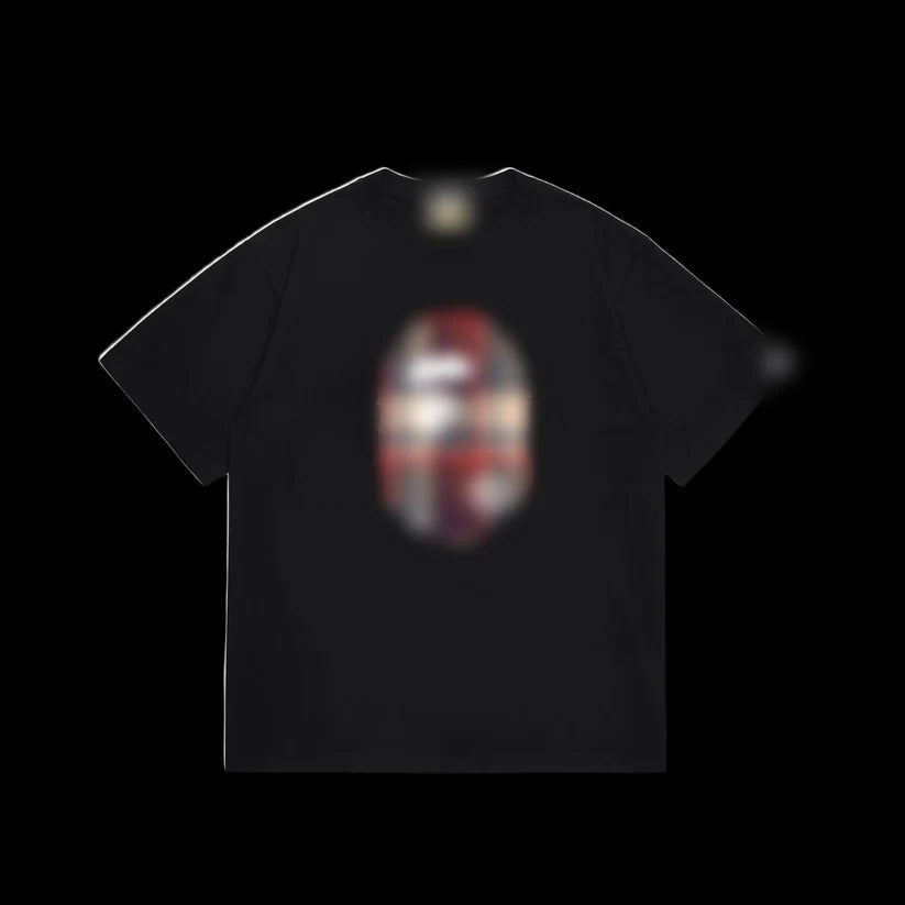 B4PE Plaid Ape Head Tee