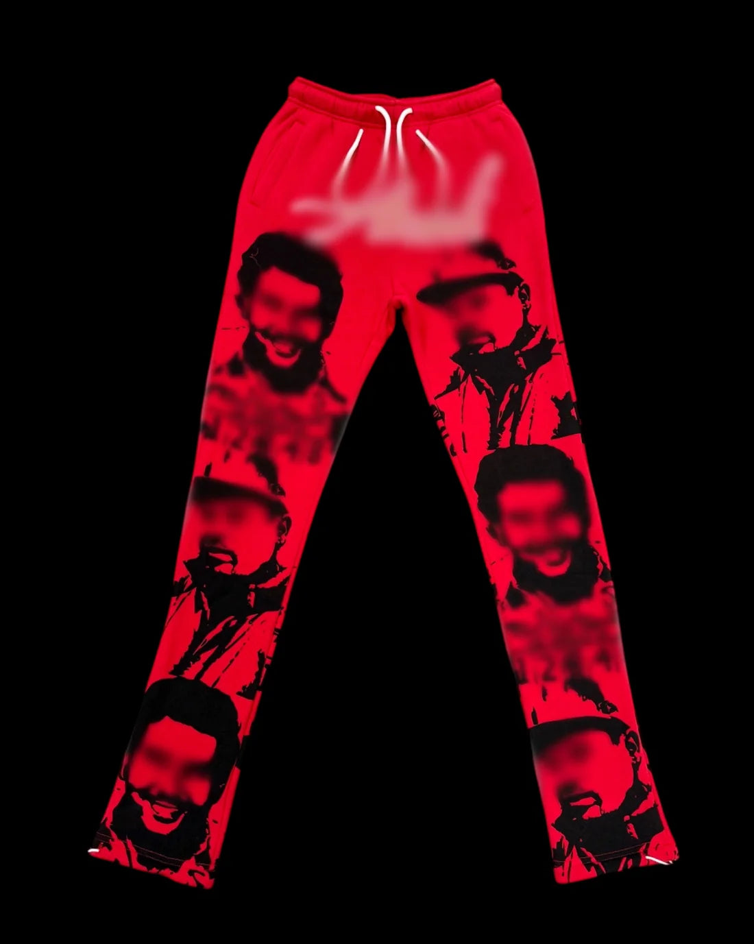 ASAAL1 reversed faceprint sweats